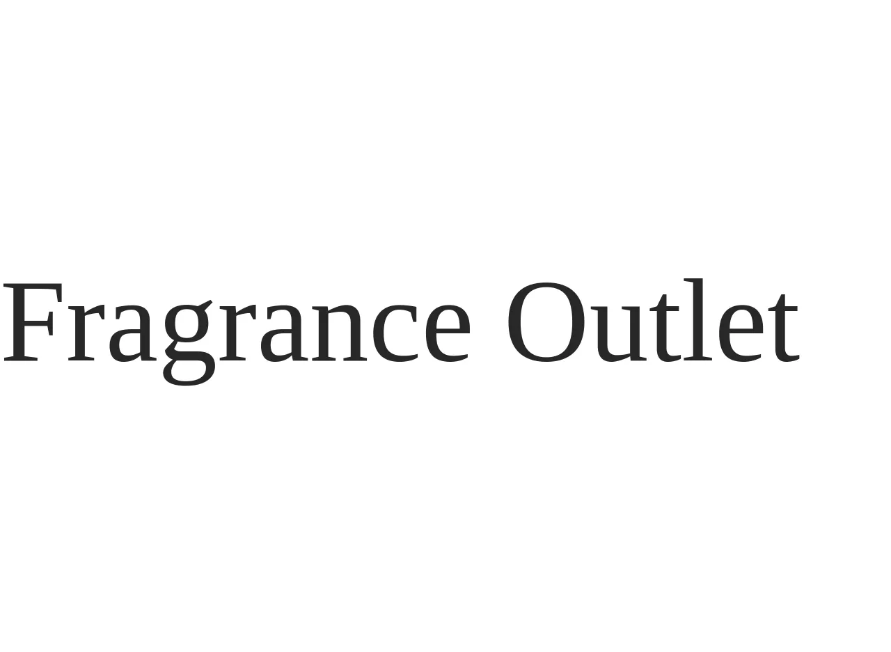 Fragrance outlet